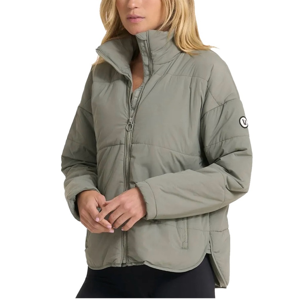 Vuori Canyon Insulated Puffer Jacket L Gray Quilted